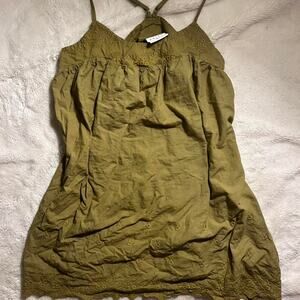 Green lace dresstop cottagecore y2k